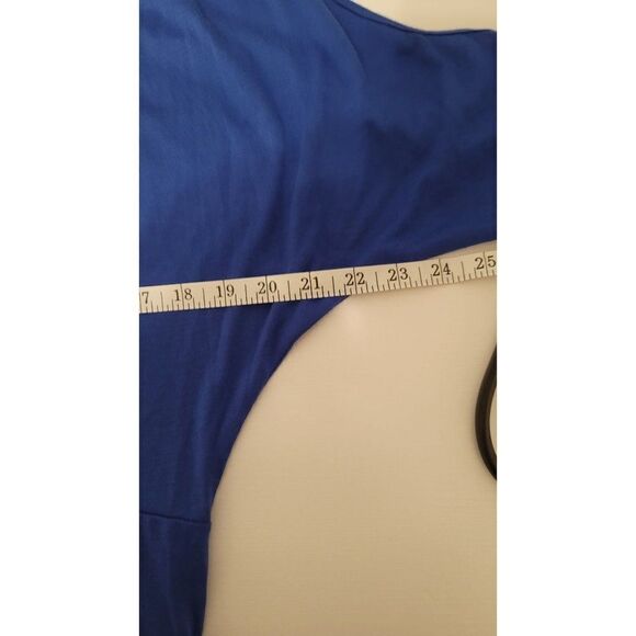 Sugar & Spice New w/ Tags Blue Top w/ Sheer Back Panel - Large - Picture 9 of 9